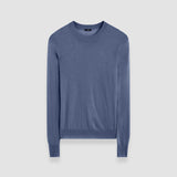 Blue Cashair Round Neck Jumper - Joseph