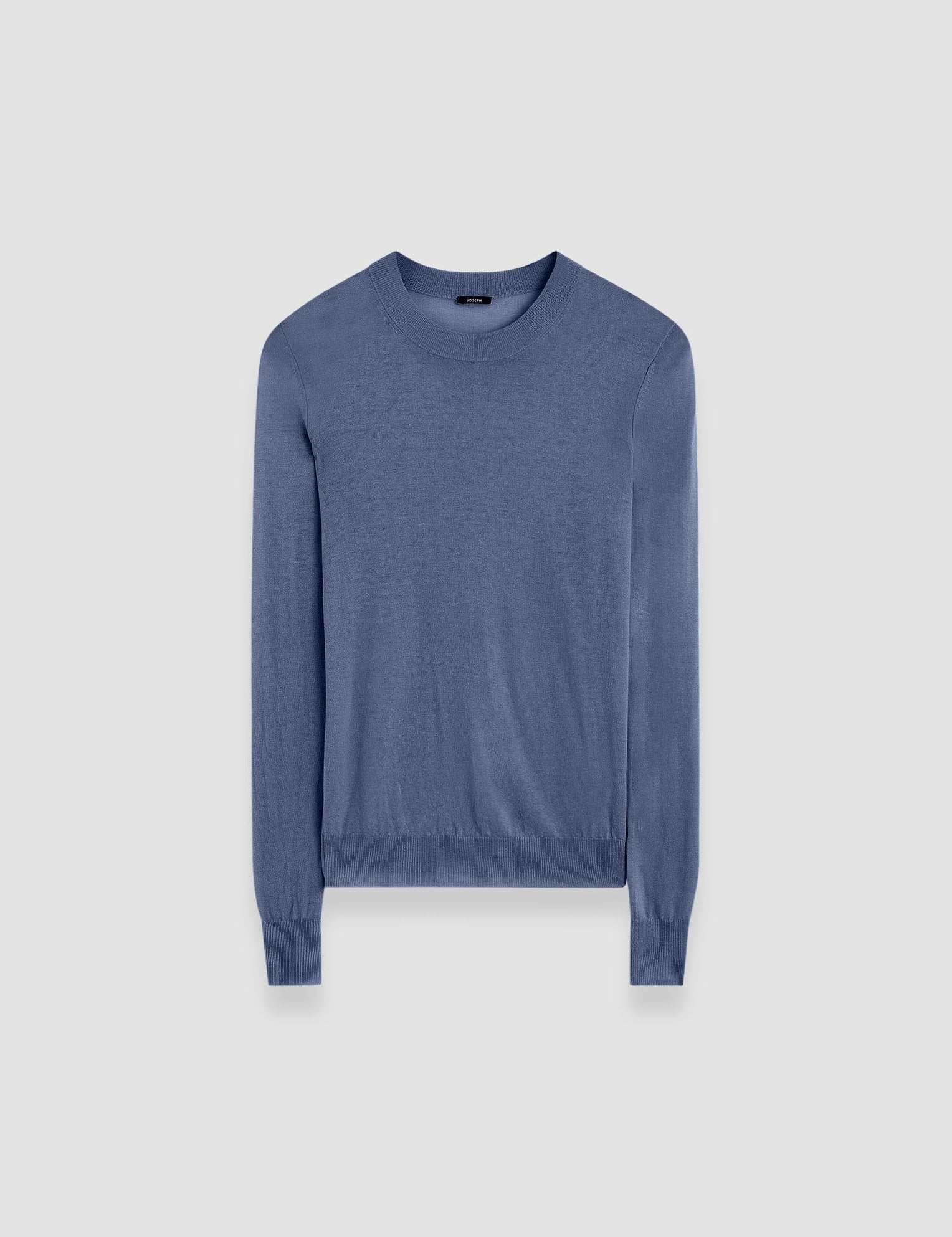 Blue Cashair Round Neck Jumper - Joseph