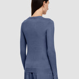 Blue Cashair Round Neck Jumper - Joseph