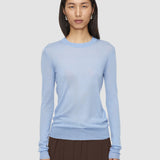 Blue Cashair Round Neck Jumper - Joseph