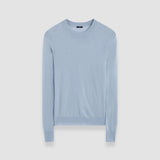 Blue Cashair Round Neck Jumper - Joseph