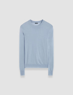 Blue Cashair Round Neck Jumper - Joseph