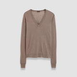 Grey Cashair V Neck Jumper - Joseph