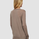 Grey Cashair V Neck Jumper - Joseph