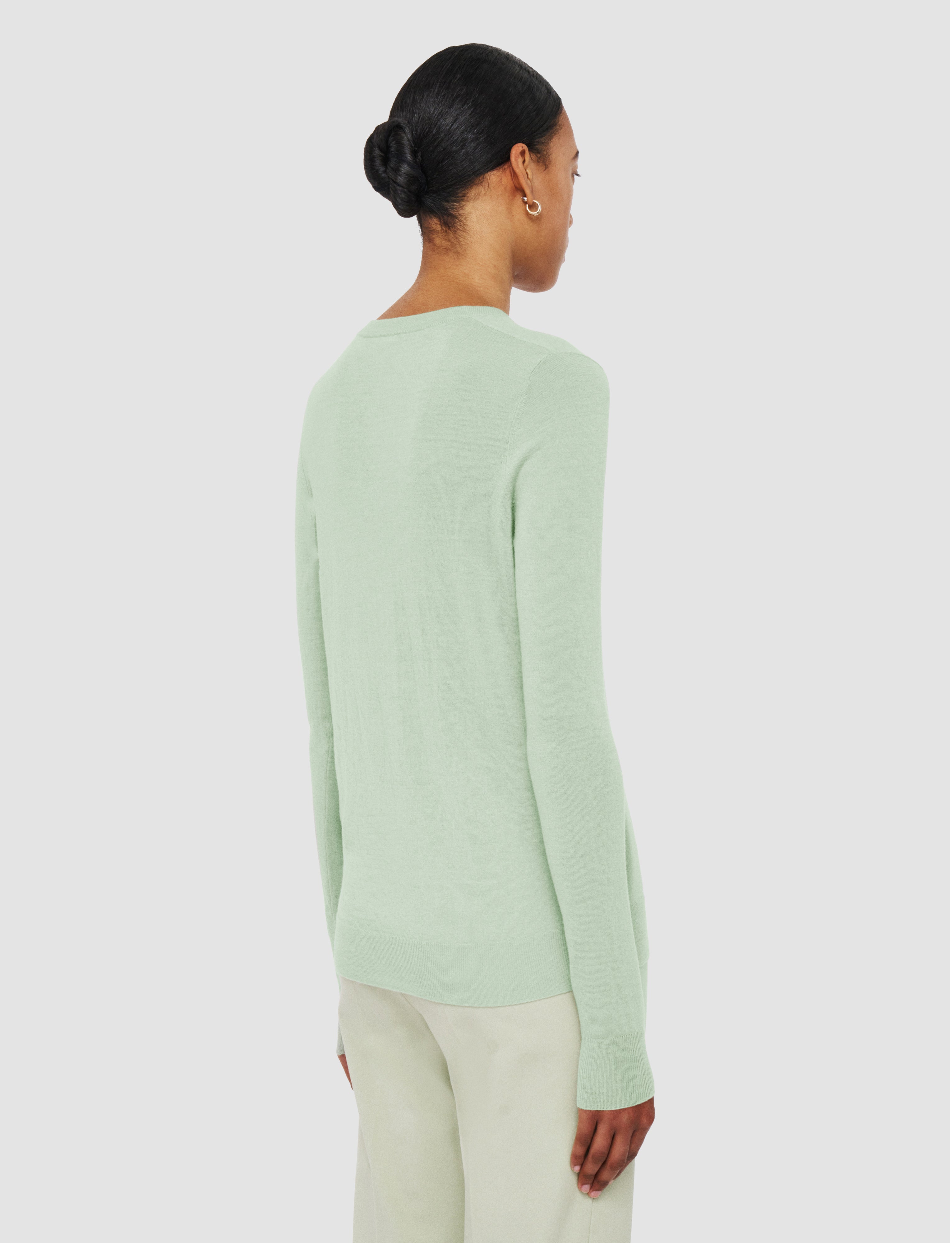 green-cashair-v-neck-jumper-JOSEPH