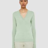 Green Cashair V Neck Jumper - Joseph