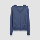 Blue Cashair V Neck Jumper - Joseph