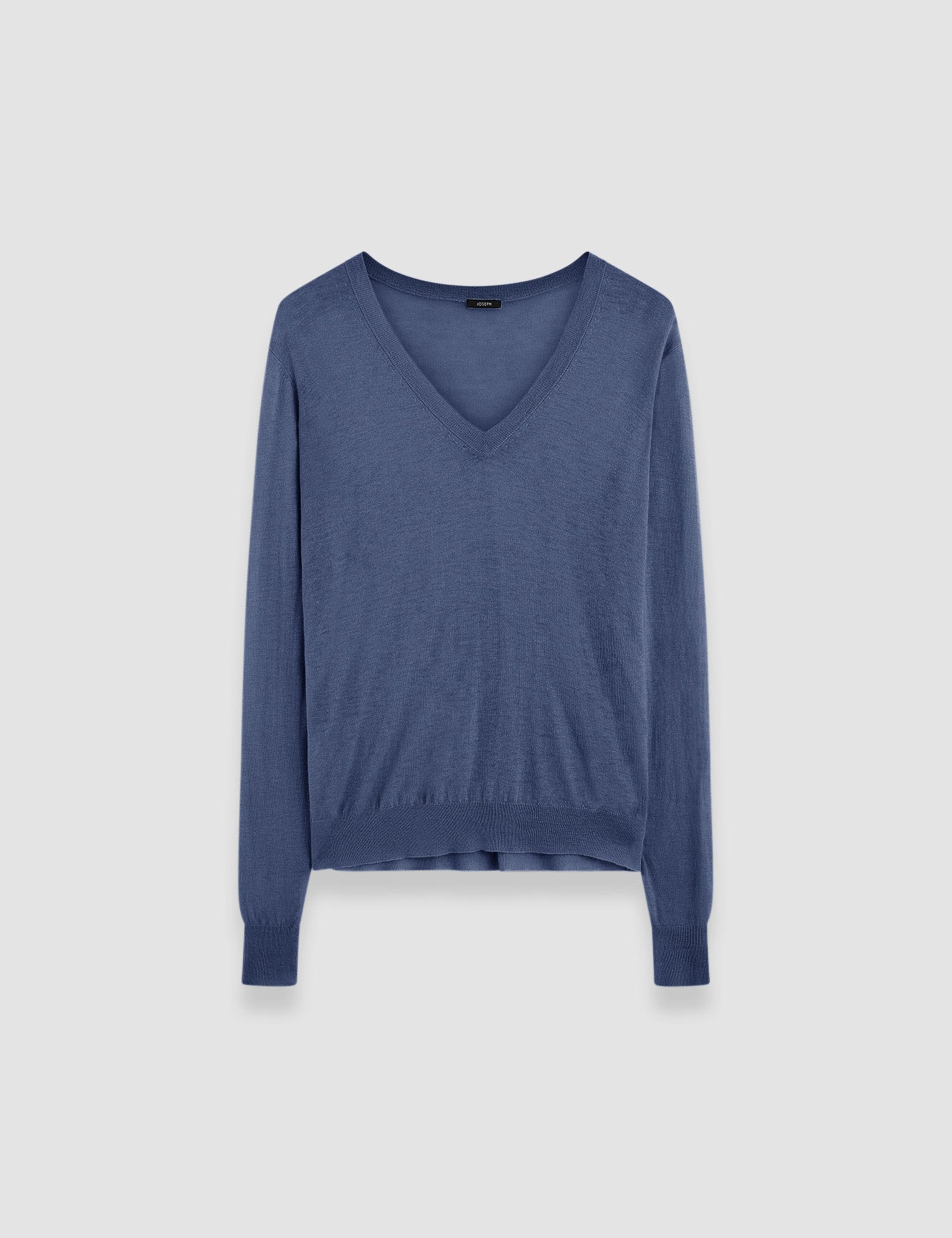 Blue Cashair V Neck Jumper - Joseph