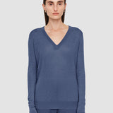 Blue Cashair V Neck Jumper - Joseph