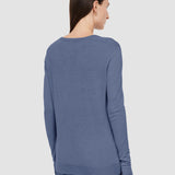 Blue Cashair V Neck Jumper - Joseph