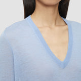 Blue Cashair V Neck Jumper - Joseph