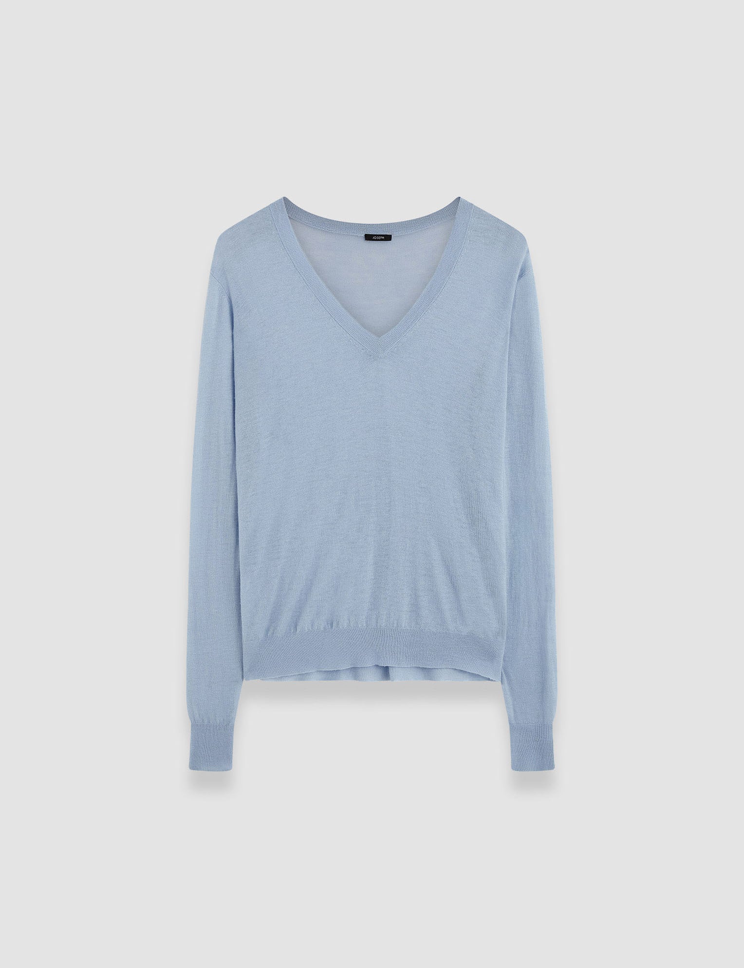 Blue Cashair V Neck Jumper - Joseph