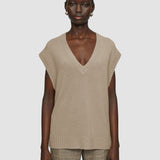 Grey Open Cashmere Vest - Joseph