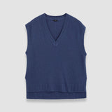 Blue Open Cashmere Vest - Joseph