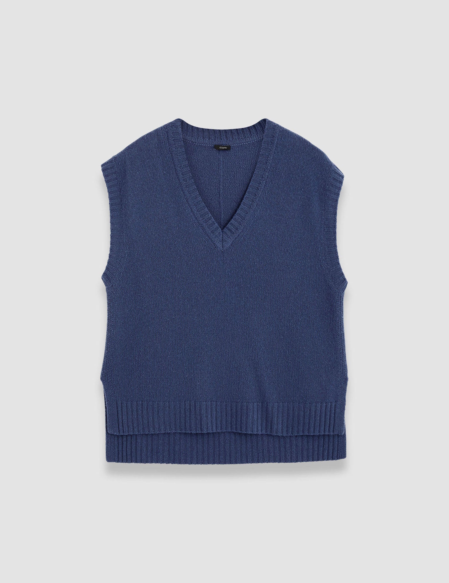 Blue Open Cashmere Vest - Joseph