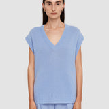 Blue Open Cashmere Vest - Joseph