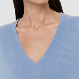 Blue Open Cashmere Vest - Joseph