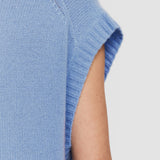 Blue Open Cashmere Vest - Joseph