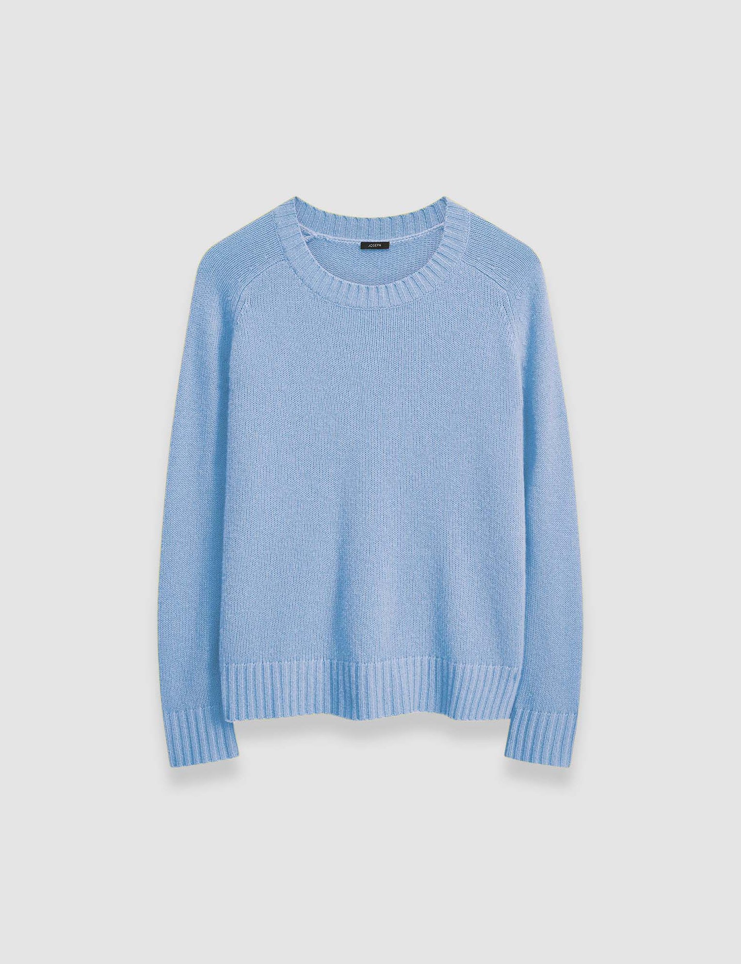 Blue Open Cashmere Round Neck Jumper - Joseph