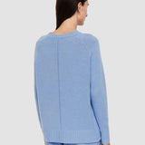 Blue Open Cashmere Round Neck Jumper - Joseph