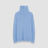 Blue Open Cashmere High Neck Jumper - Joseph