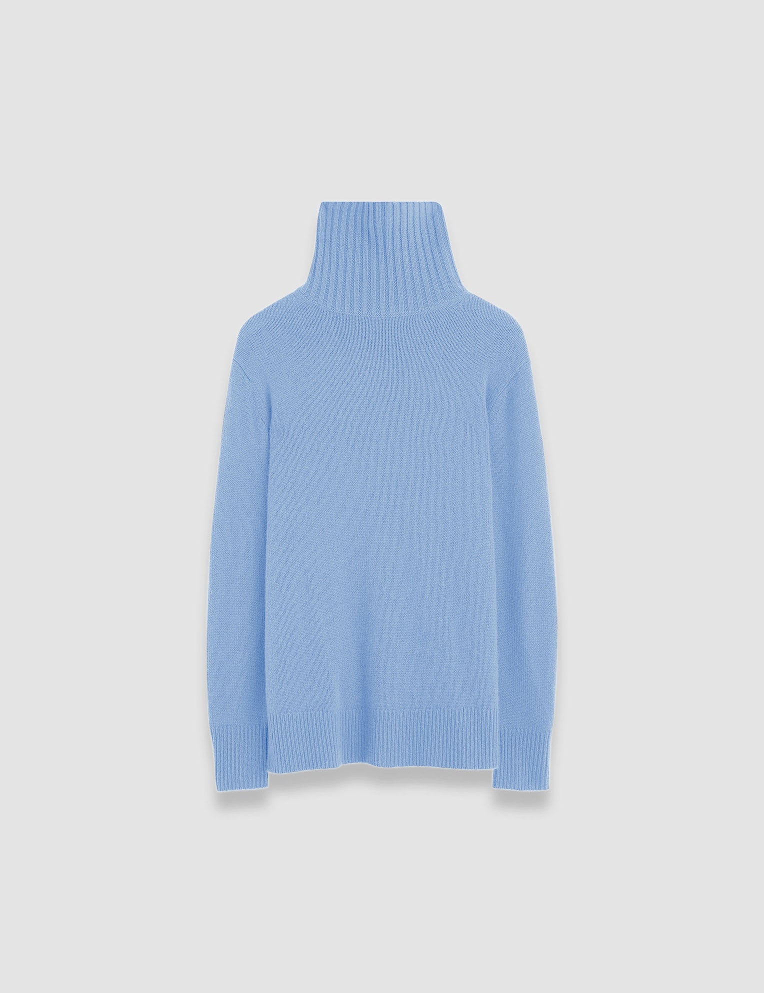 Blue Open Cashmere High Neck Jumper - Joseph