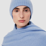 Blue Open Cashmere Hat - Joseph