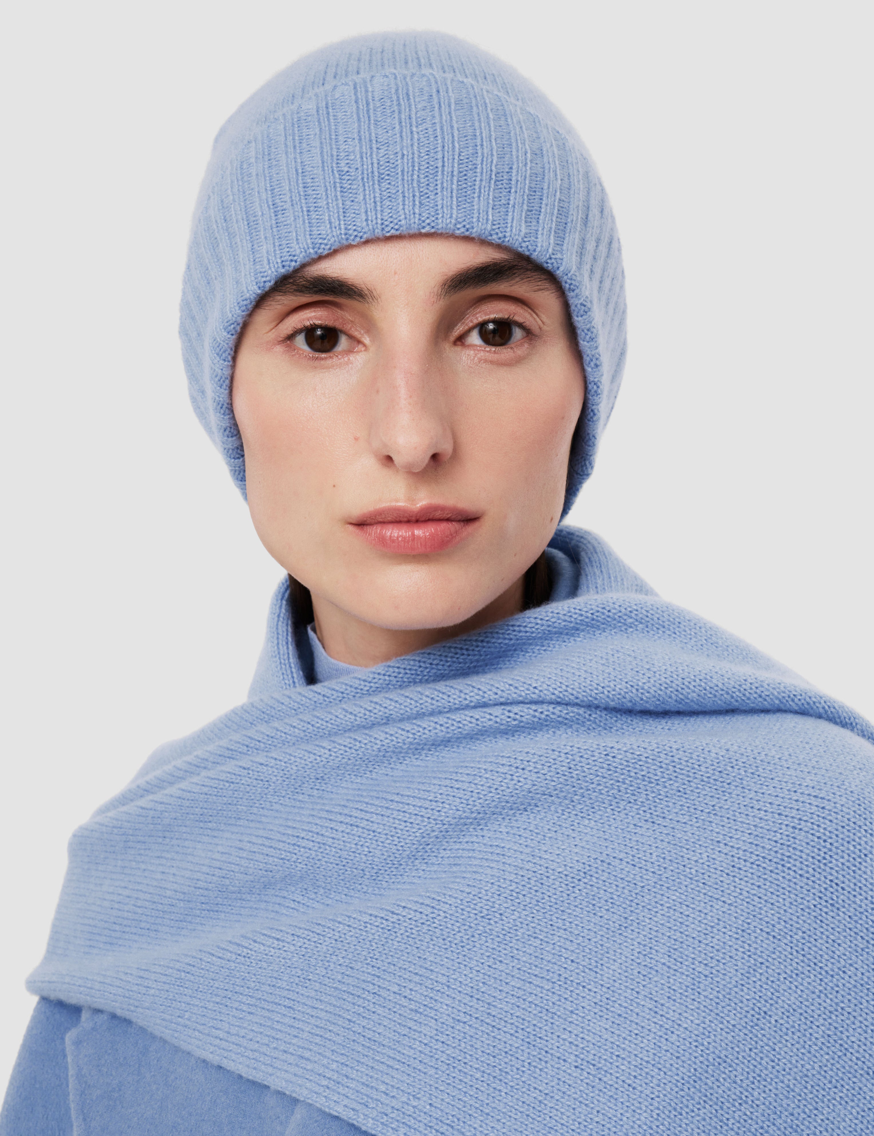 Blue Open Cashmere Hat - Joseph