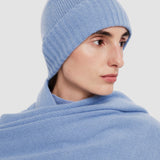 Blue Open Cashmere Hat - Joseph