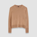 Beige Light Pure Cashmere Round Neck Jumper - Joseph