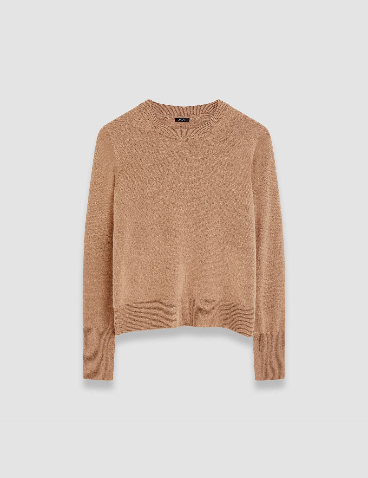 Beige Light Pure Cashmere Round Neck Jumper - Joseph