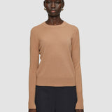 Beige Light Pure Cashmere Round Neck Jumper - Joseph