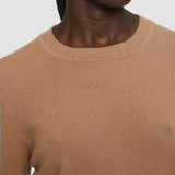 Beige Light Pure Cashmere Round Neck Jumper - Joseph