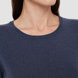 Blue Light Pure Cashmere Round Neck Jumper - Joseph