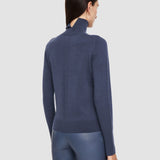 Blue Light Pure Cashmere High Neck Jumper - Joseph