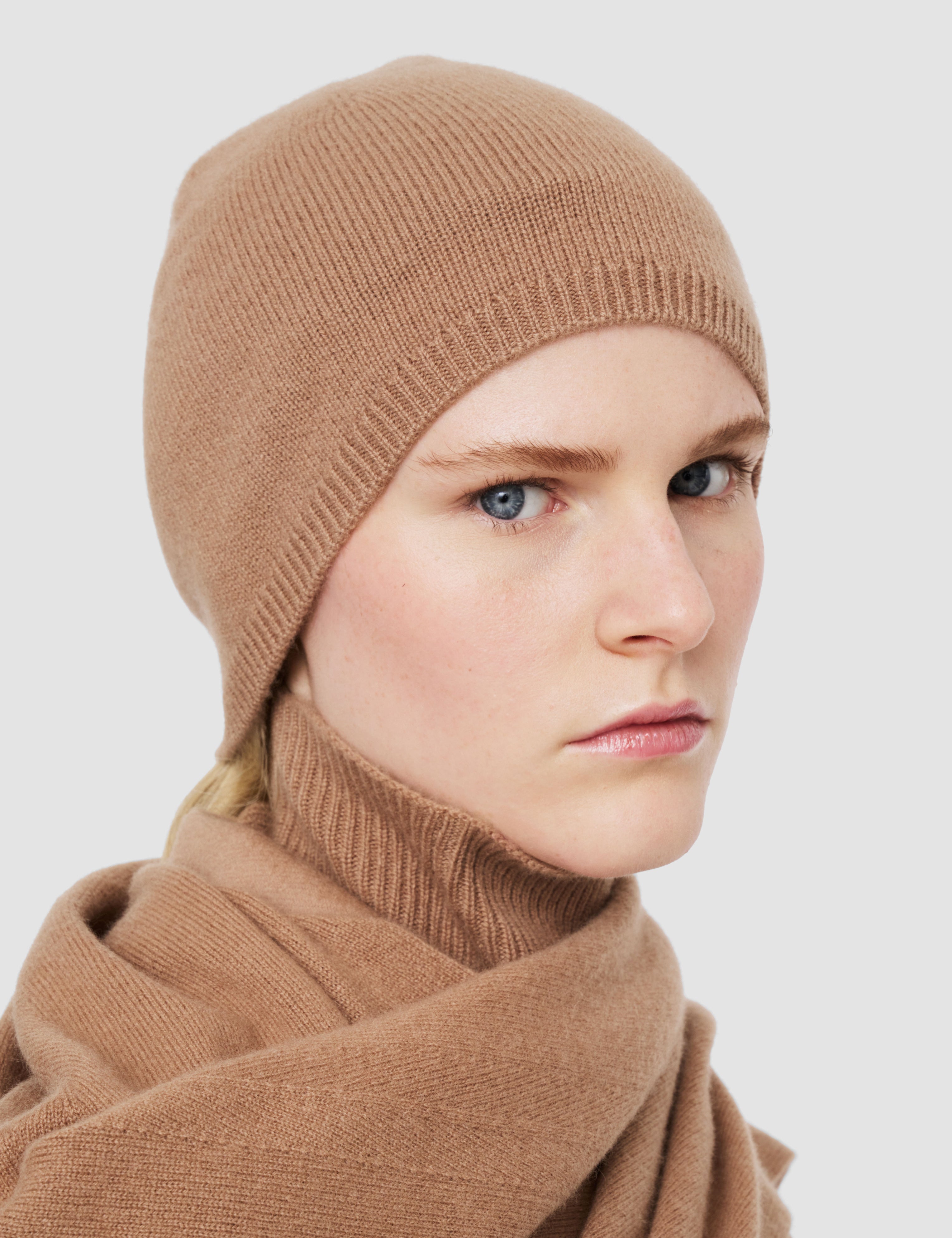 Beige Light Pure Cashmere Hat - Joseph