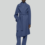 Blue Costa Double Face Cashmere Coat - Joseph