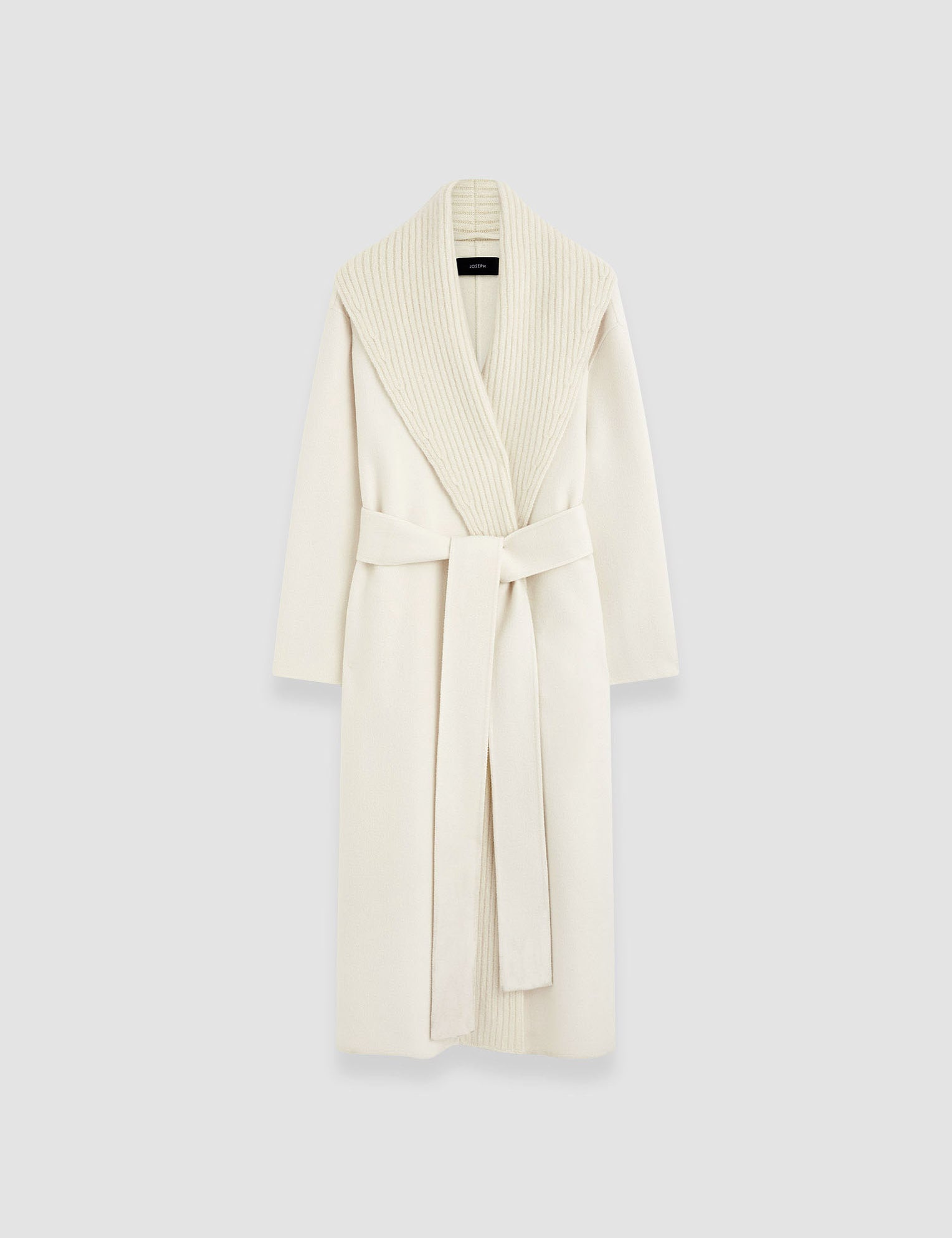 White Rica Double Face Cashmere Coat - Joseph