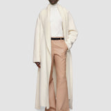 White Rica Double Face Cashmere Coat - Joseph