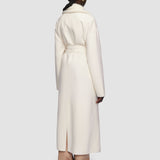 White Rica Double Face Cashmere Coat - Joseph