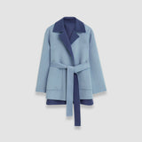 Blue Arnold Reversible Double Face Cashmere Coat - Joseph