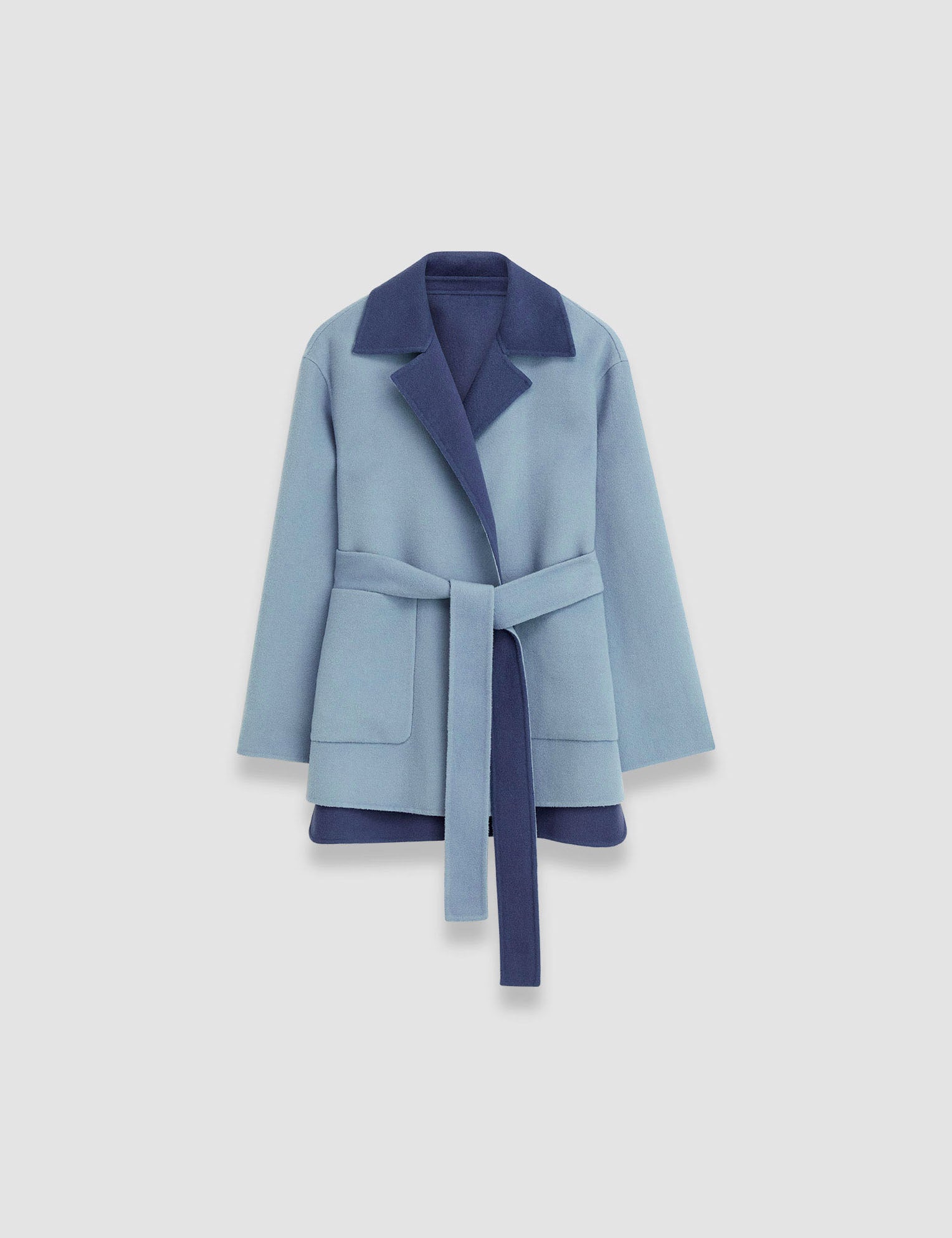 Blue Arnold Reversible Double Face Cashmere Coat - Joseph