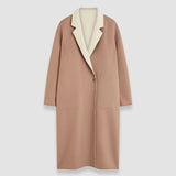 Ivory Edmond Reversible Double Face Cashmere Coat - Joseph