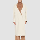 Ivory Edmond Reversible Double Face Cashmere Coat - Joseph