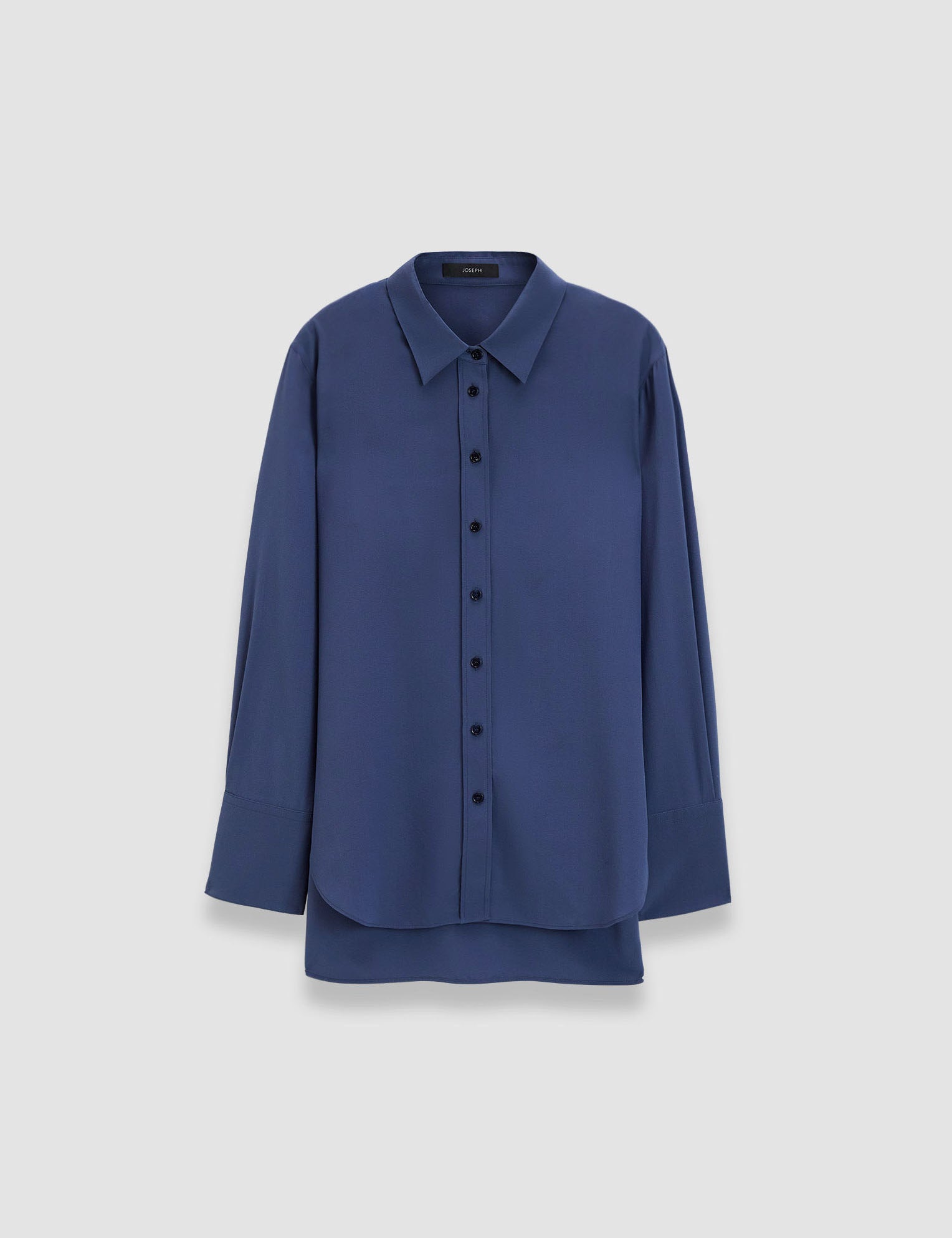 Blue Joe Silk Crepe de Chine Blouse - Joseph