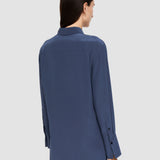 Blue Joe Silk Crepe de Chine Blouse - Joseph