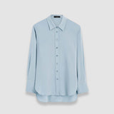 Blue Joe Silk Crepe de Chine Blouse - Joseph