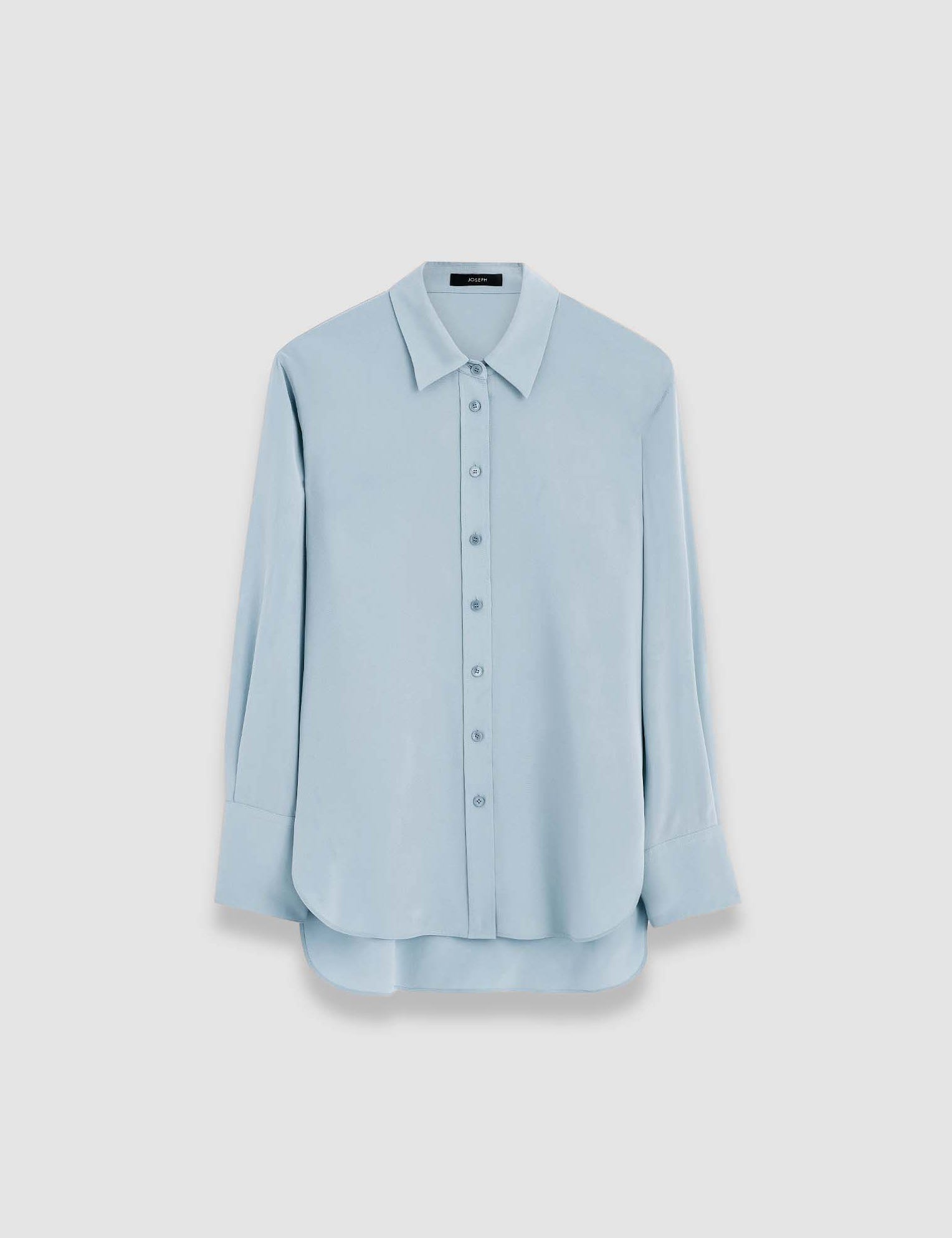 Blue Joe Silk Crepe de Chine Blouse - Joseph