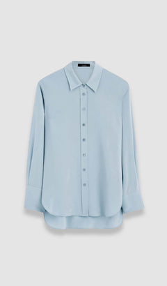 Blue Joe Silk Crepe de Chine Blouse - Joseph