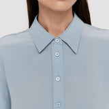 Blue Joe Silk Crepe de Chine Blouse - Joseph